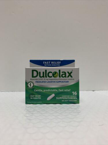 Dulcolax Laxative Suppositories (16 ct) Fast