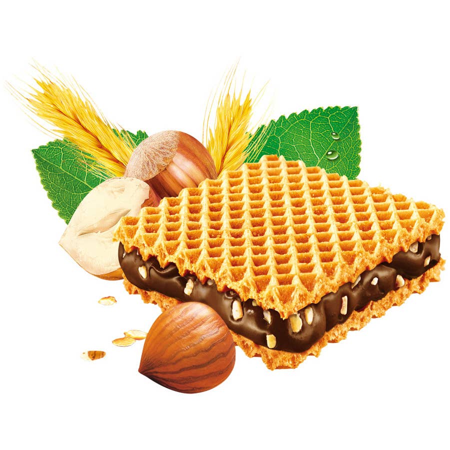 Hanuta Wafers Filled with Hazelnut Creme Chocolate 44g - Image 4