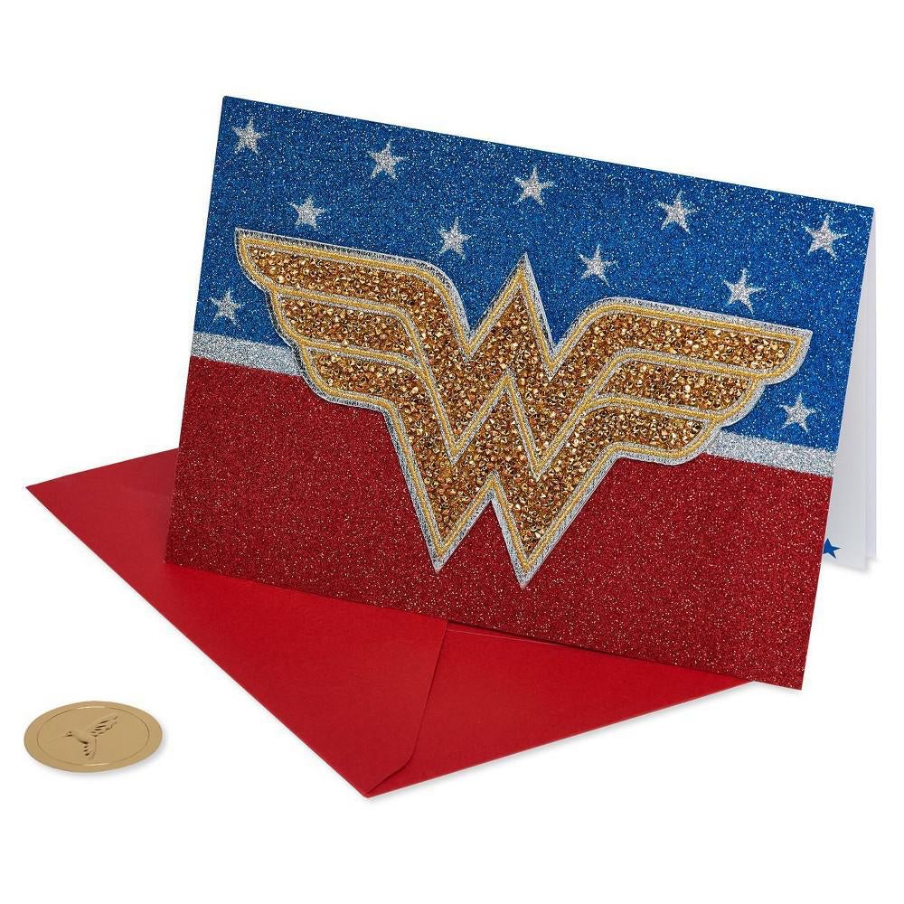 Wonder Woman Logo Patch Card