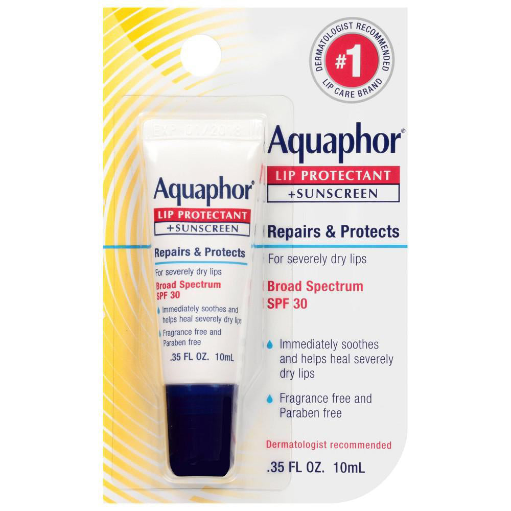 Aquaphor Lip Repair Lip Balm with Sunscreen, Lip Protectant, Lip Balm SPF 30