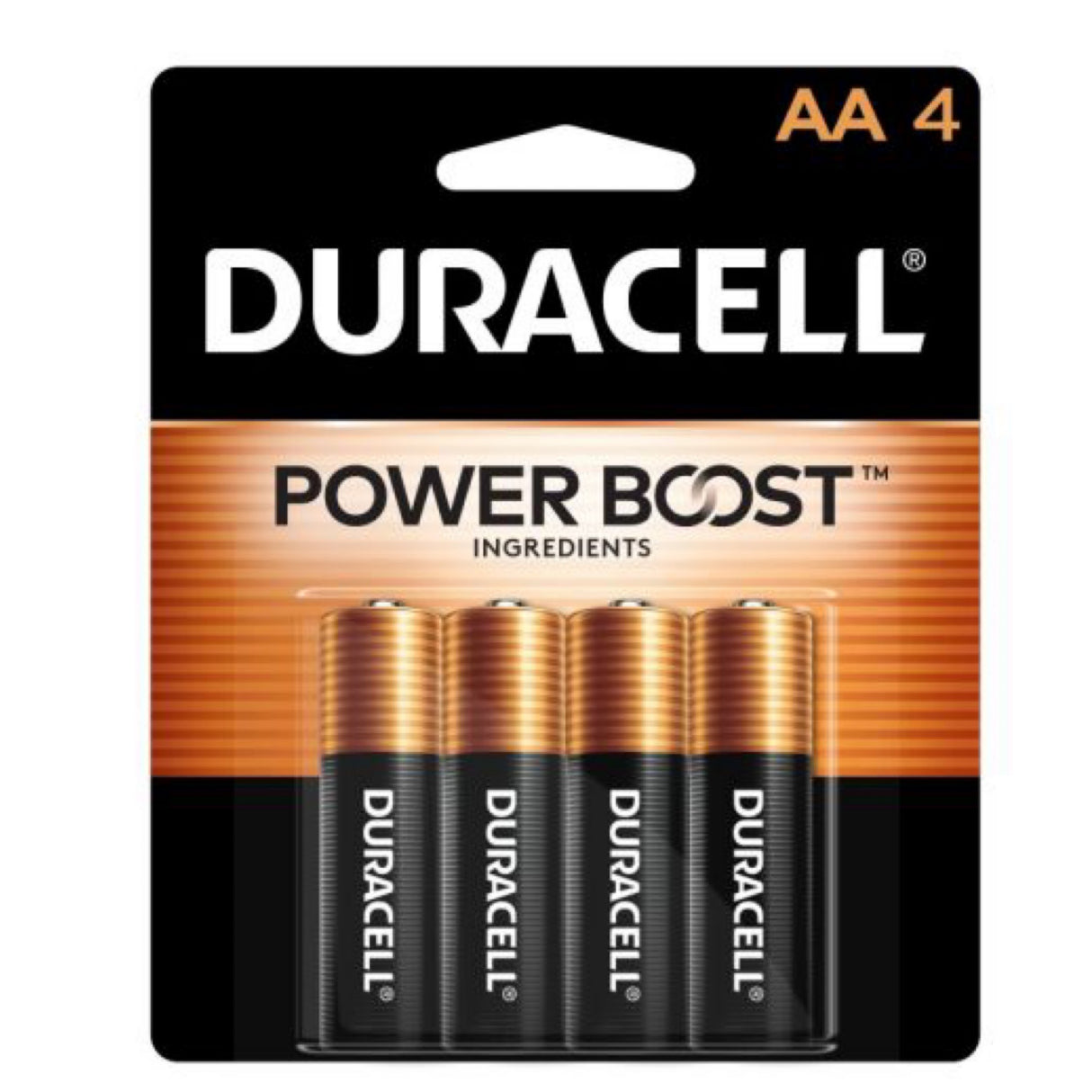Duracell AA4 batteries