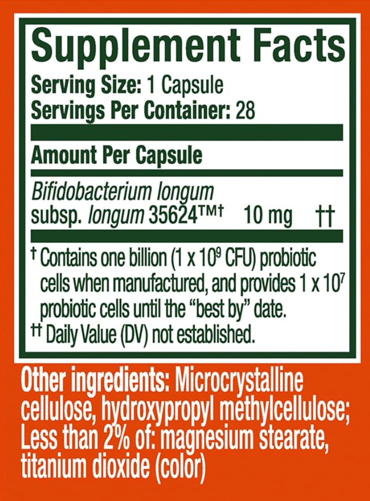 Align Probiotic, Daily Probiotics for Women and Men, Daily Probiotic Supplement for Digestive Health, 28 Capsules