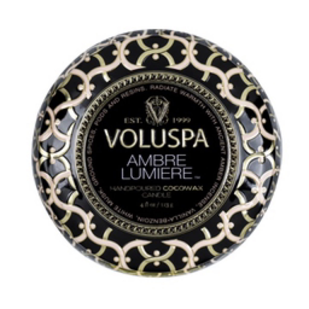 Voluspa Ambre Lumiere Mini Tin candle