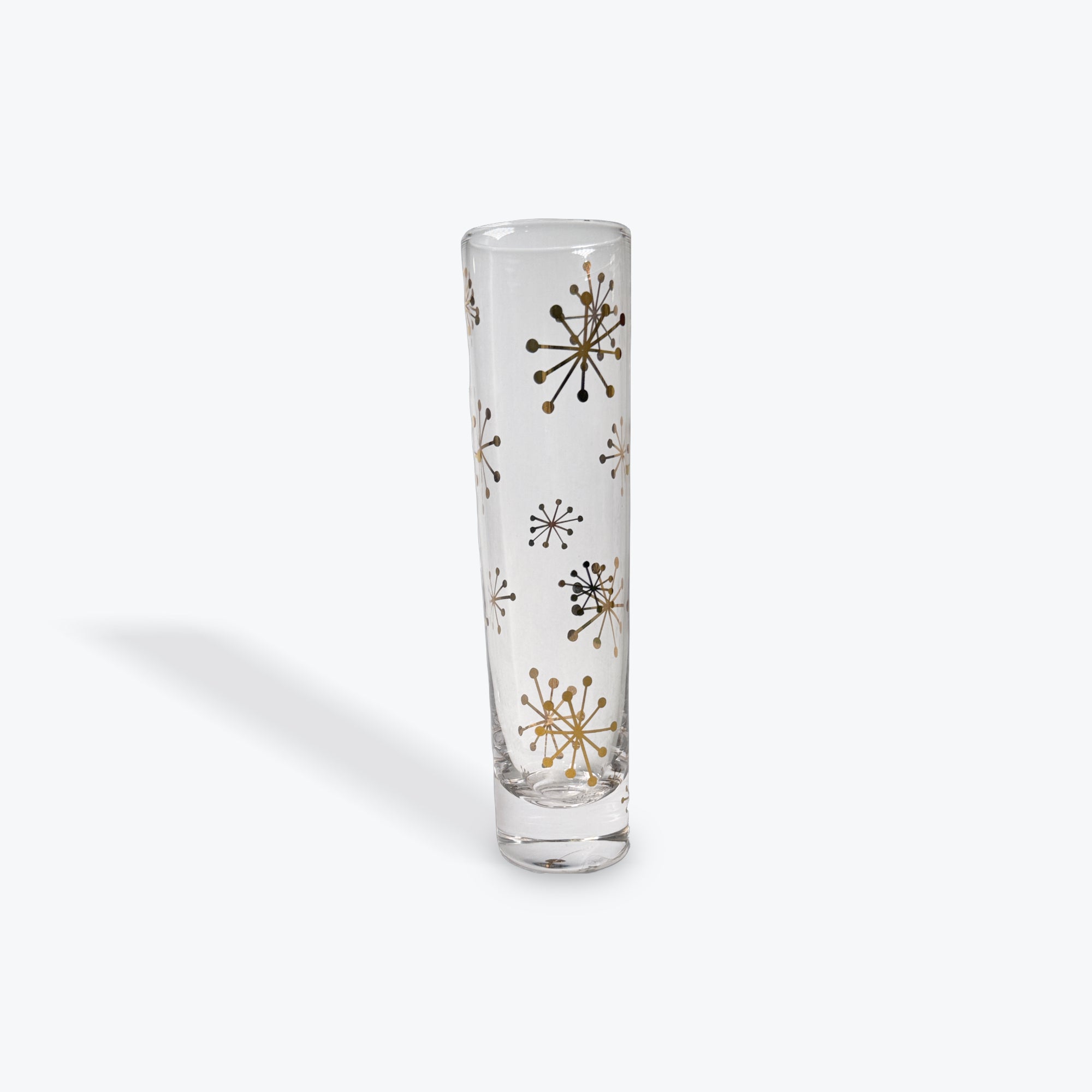Zodax Centuri Golden Decal Starburst Champagne Glass