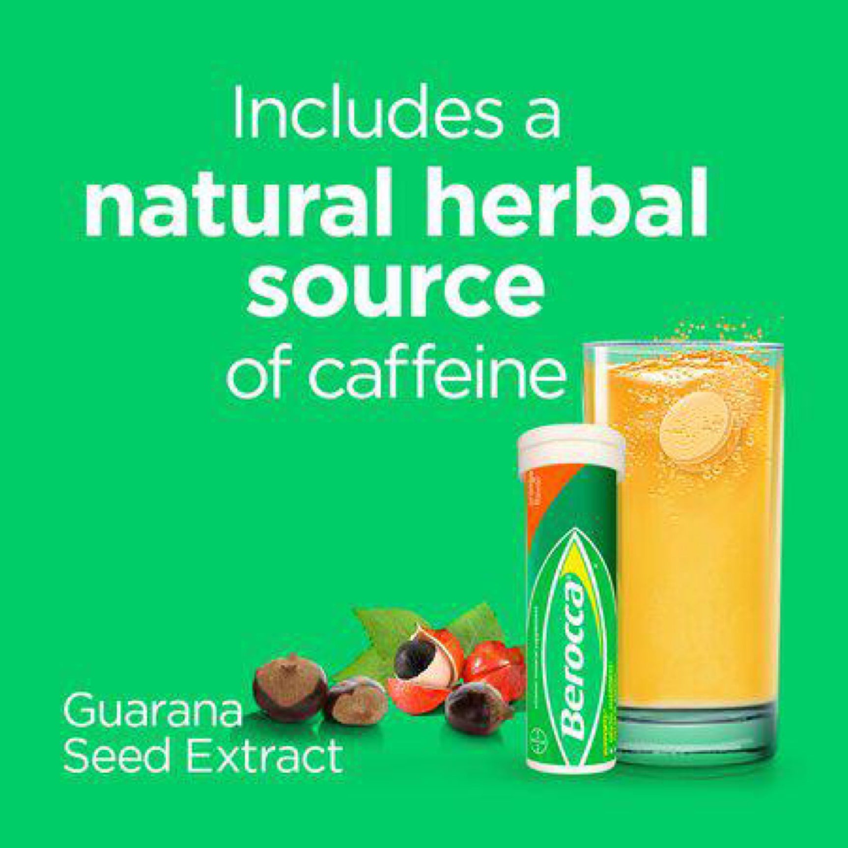 Berocca Energy Vitamin Supplement for Mental Sharpness and Physical Energy Support