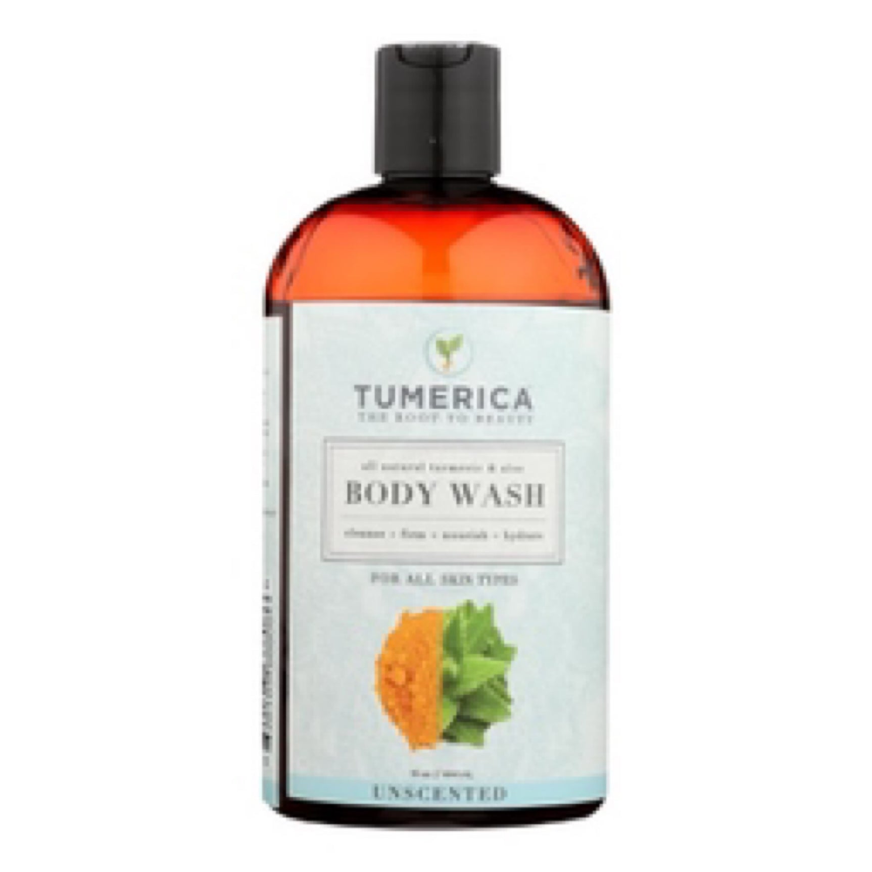 Gel de baño de cúrcuma sin perfume