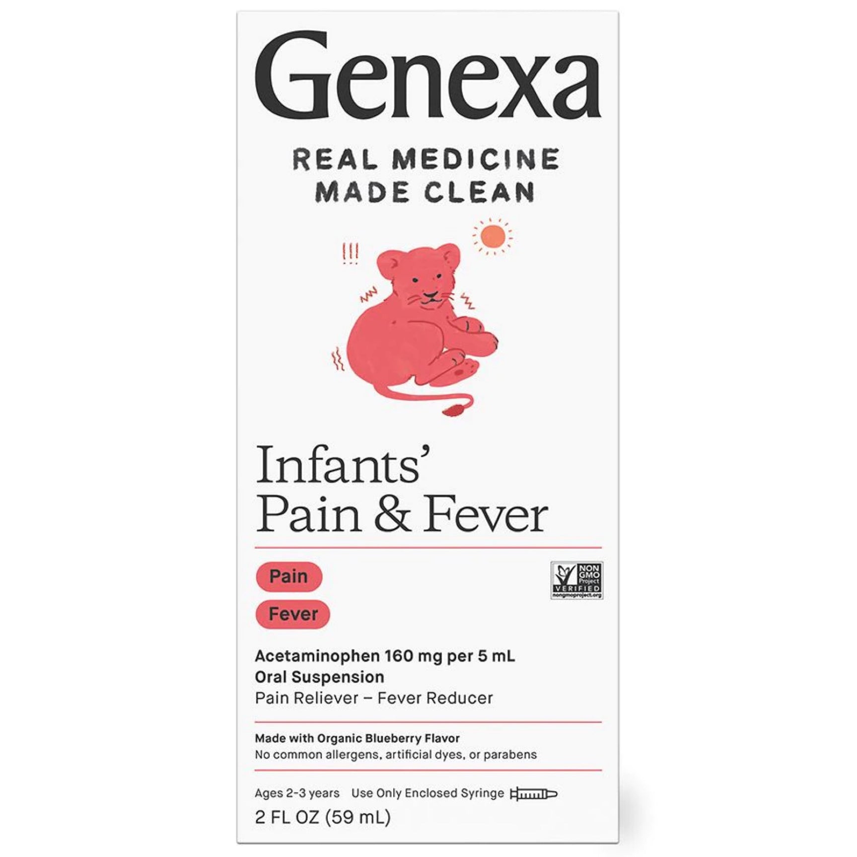 Genexa Infants’ Pain & Fever Acetaminophen Oral Suspension