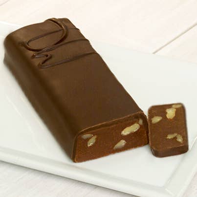 John Kelly Chocolates 8 oz. Truffle Fudge Bar: Semi-Sweet Chocolate & Peanut Butter - Image 7