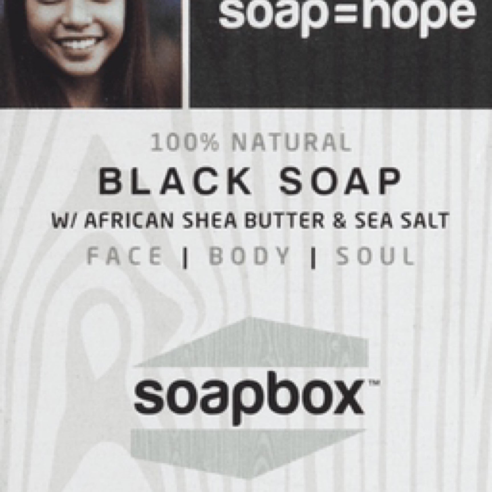 Jabón Negro Totalmente Natural de Soapbox Soaps