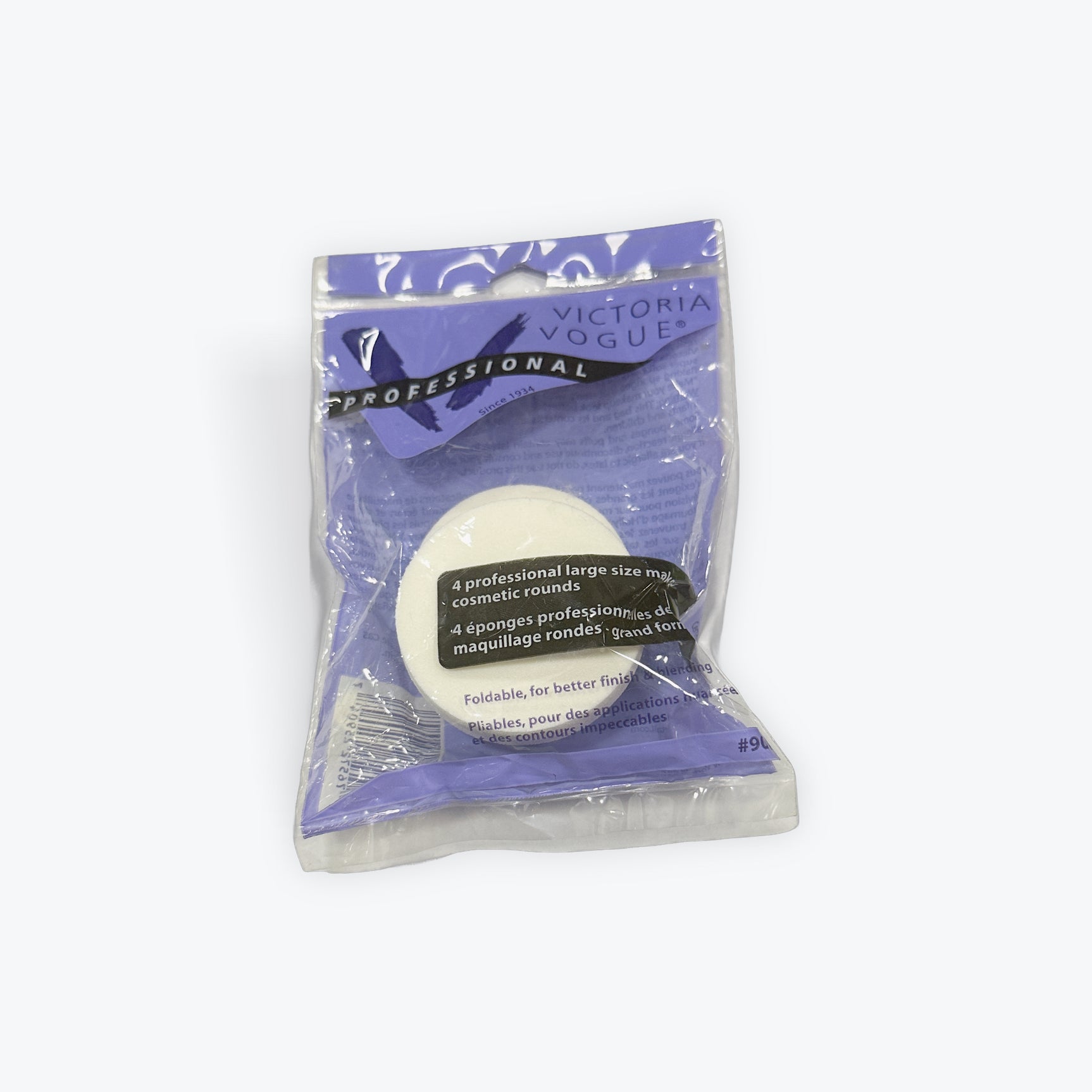 Victoria Vogue Professional 4 Large Size Makeup Cosmetic Rounds