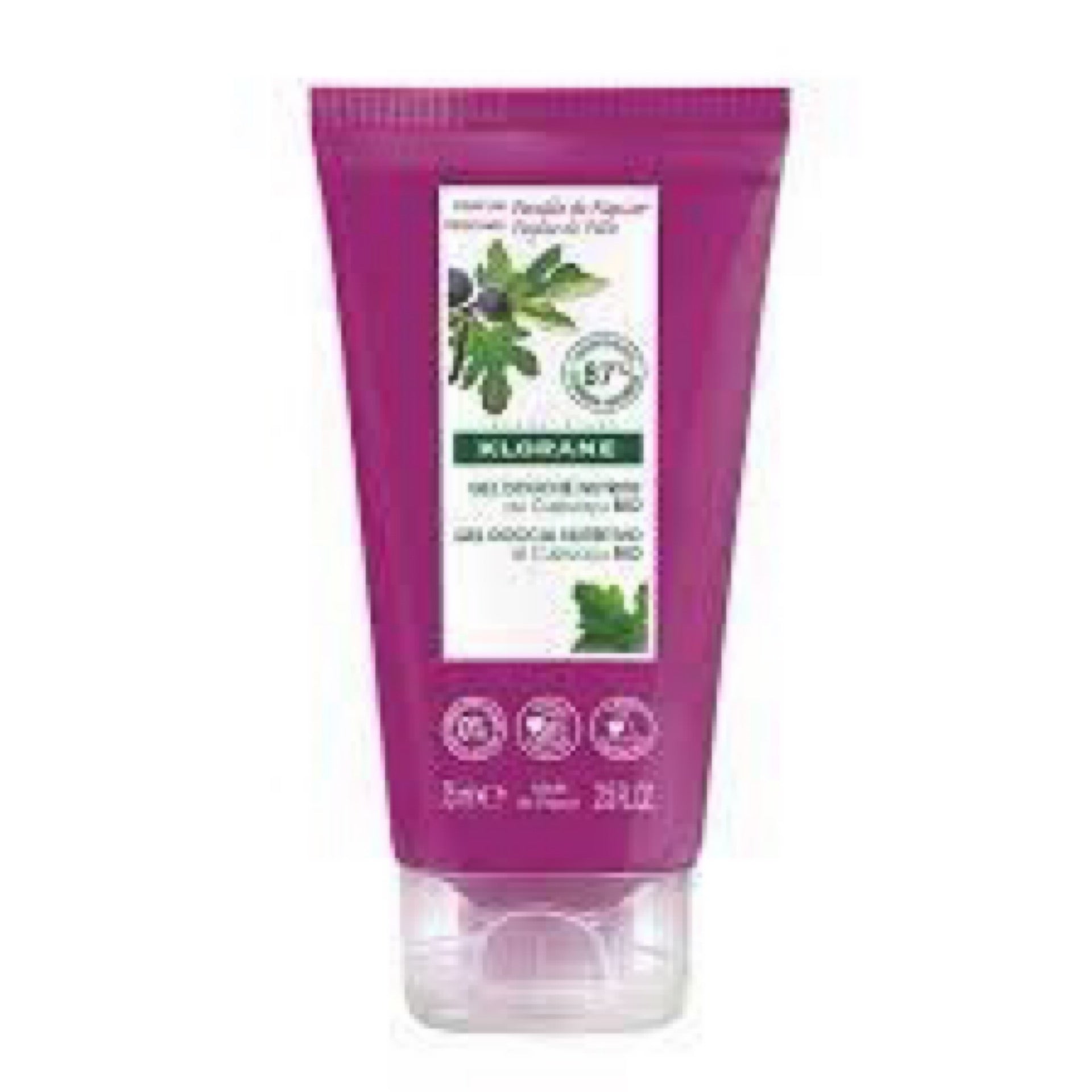 KLORANE Nourishing Shower Gel with Organic Cupuaçu Fig Leaf 75ml