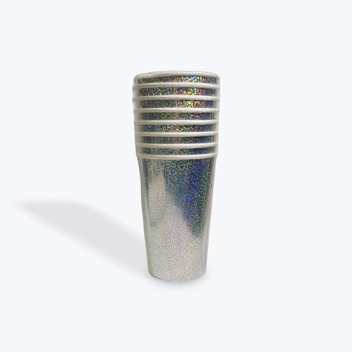 Meri Meri Silver Sparkle Highball Cups
