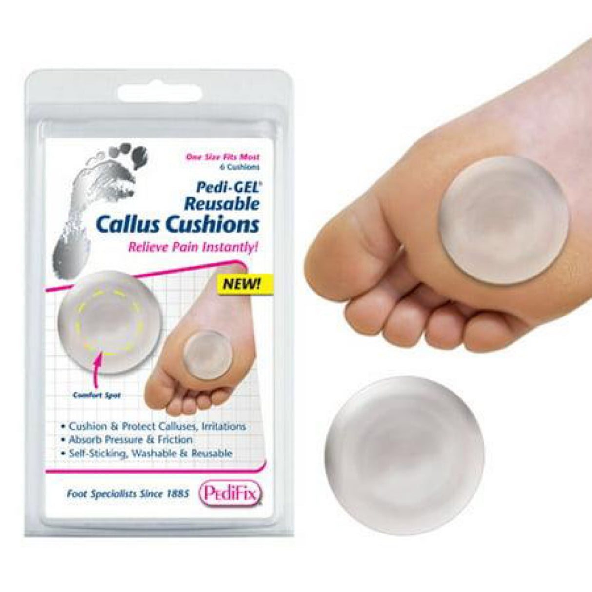 Pedi-Gel Reusable Callus Cushions