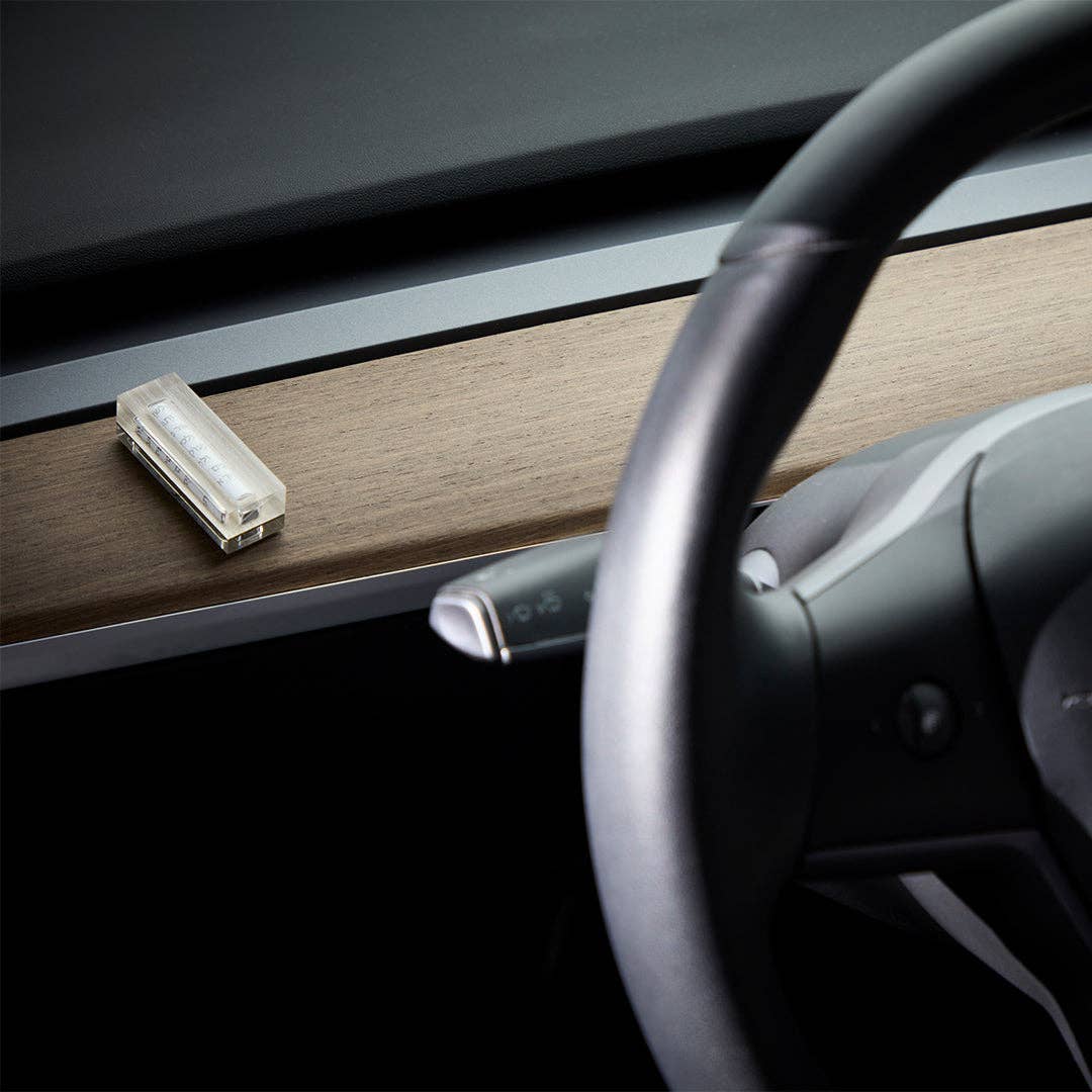 Car Mezuzah with Traveler’s Prayer: Multicolor