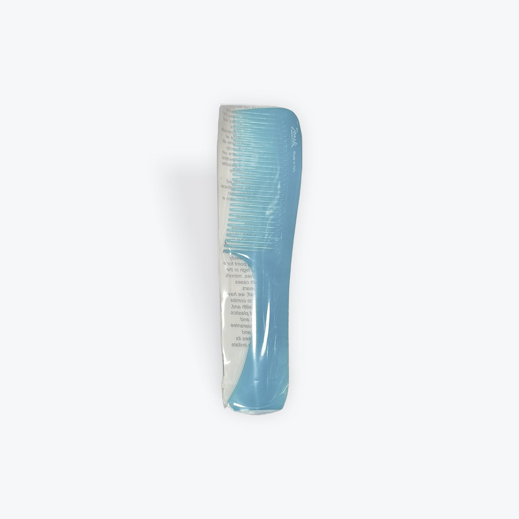 Janeke Blue Long Comb with Handle