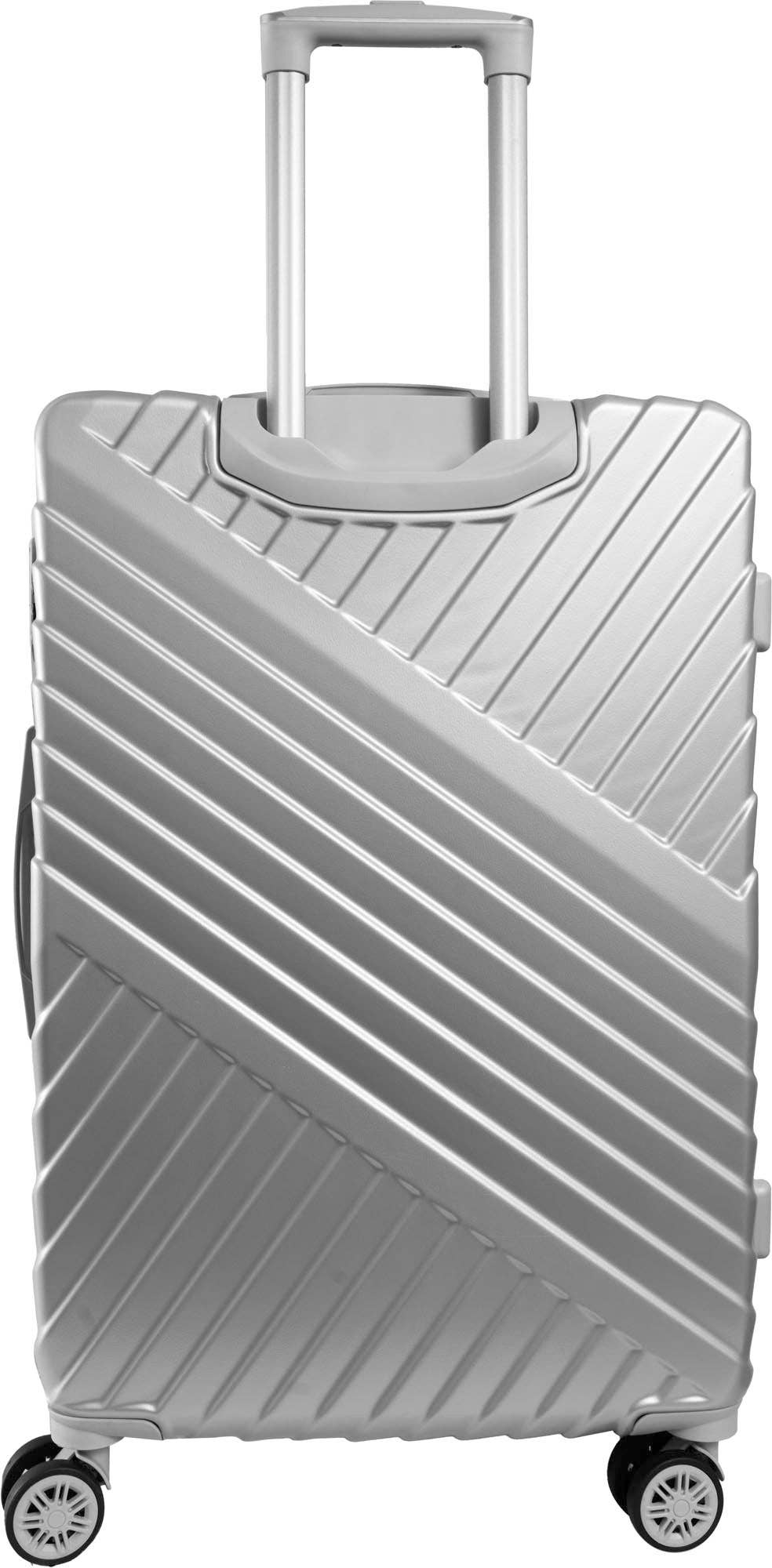 The Legend Ellen Tracy 3 PC Hard Sided Luggage Set: 331-CHROME - Image 7