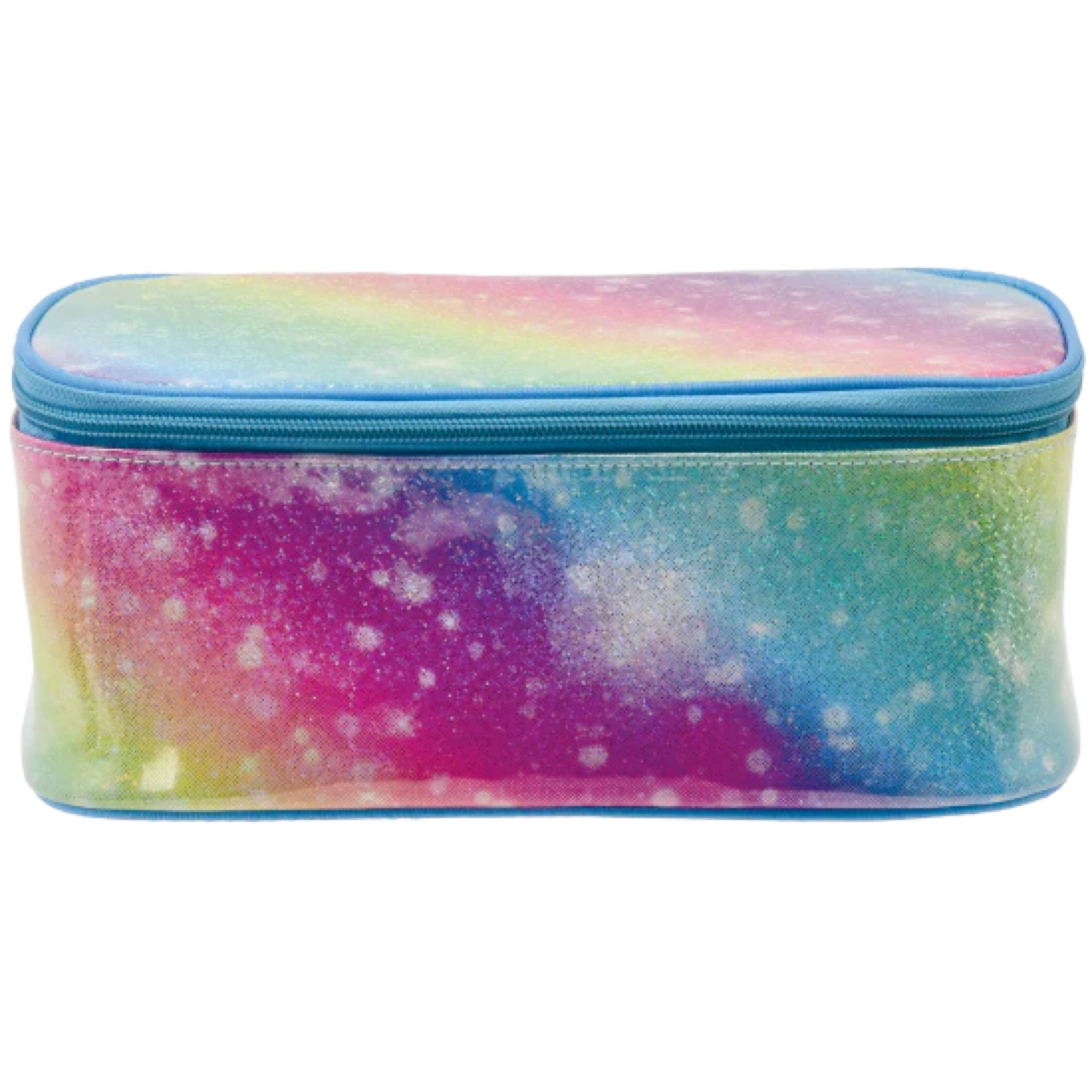 Shimmering rainbow cosmetic case