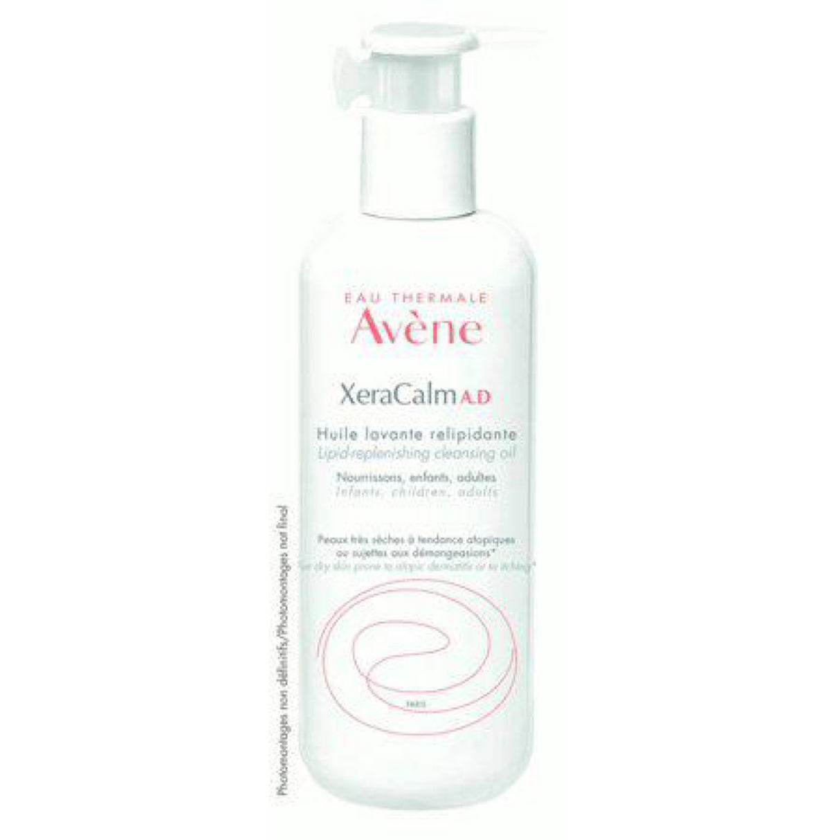 Eau Thermale Avene Xeracalm A.D Lipid-Replenishing Cleansing Oil, Atopic Dermatitis, Eczema-Prone, Fragrance-Free, Pump