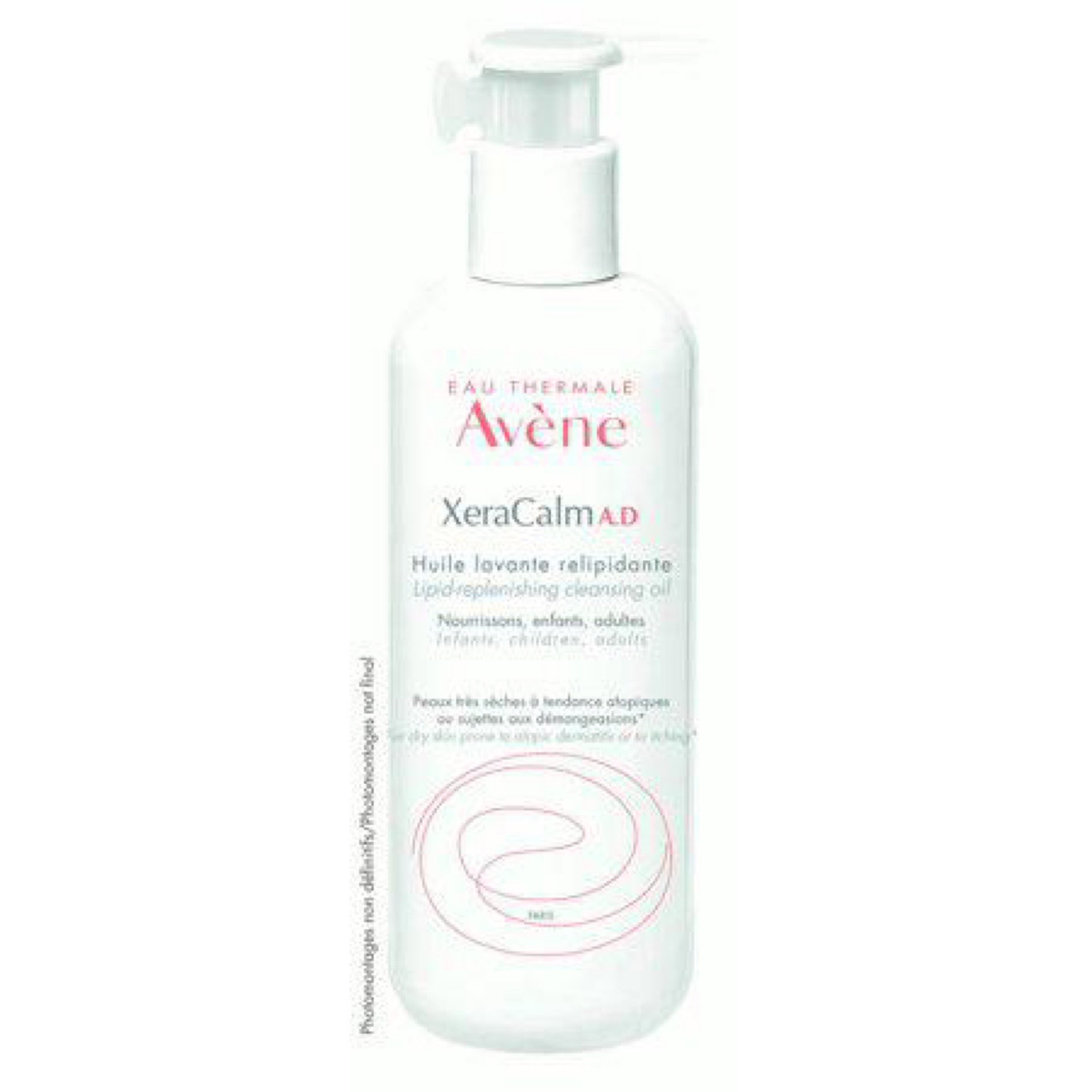 Eau Thermale Avene Xeracalm A.D Lipid-Replenishing Cleansing Oil, Atopic Dermatitis, Eczema-Prone, Fragrance-Free, Pump