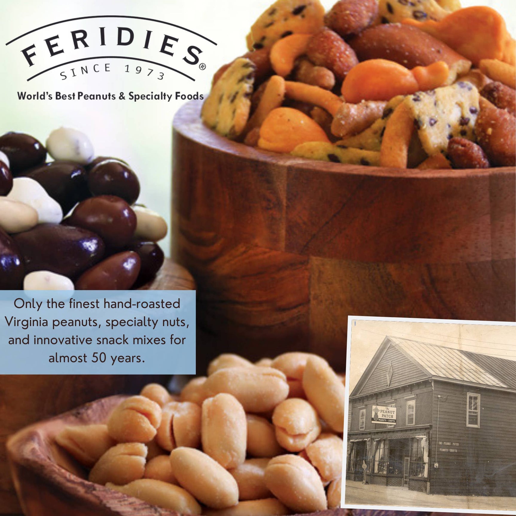 FERIDIES 3oz Printed Barrier Bag Salted Virginia Peanuts - Image 3
