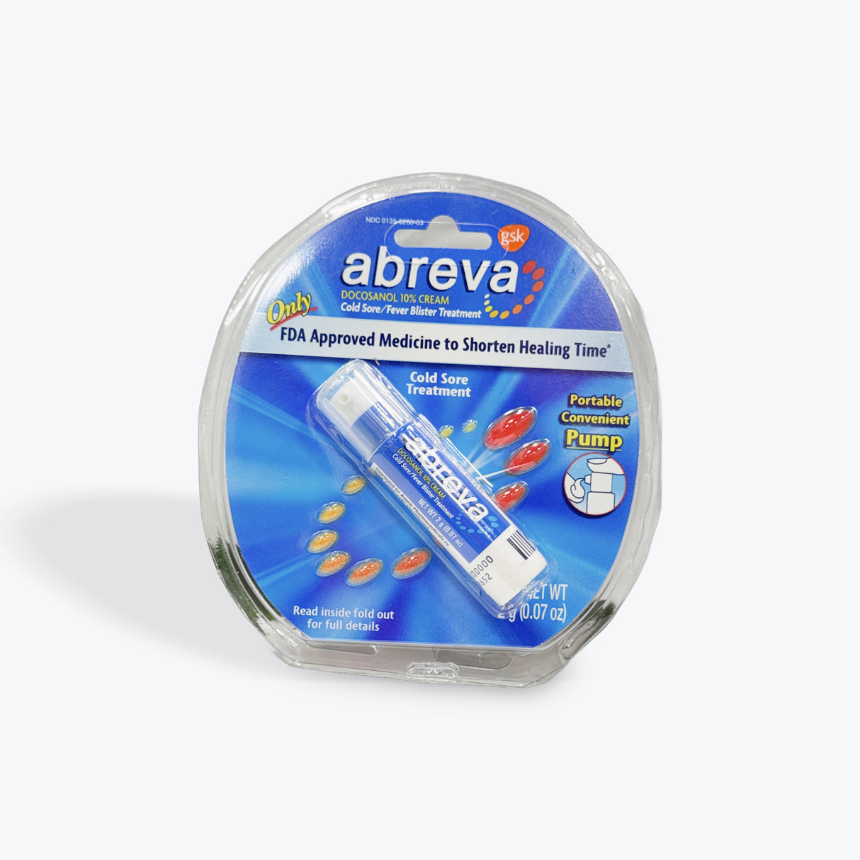 Abreva Cold Sore Treatment Pump