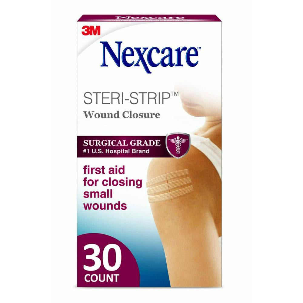 Nexcare Steri-Strip Skin Closure, Hypoallergenic, Securing, Closing Supporting Cuts and Wounds