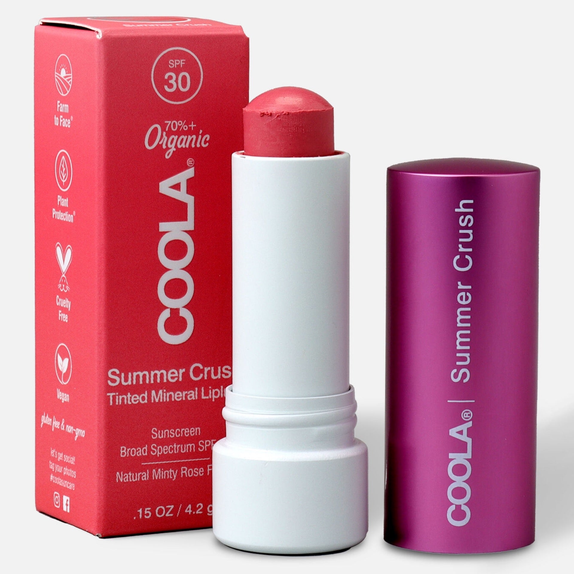 Coola Summer Crush Tinted Mineral Liplux SPF 30