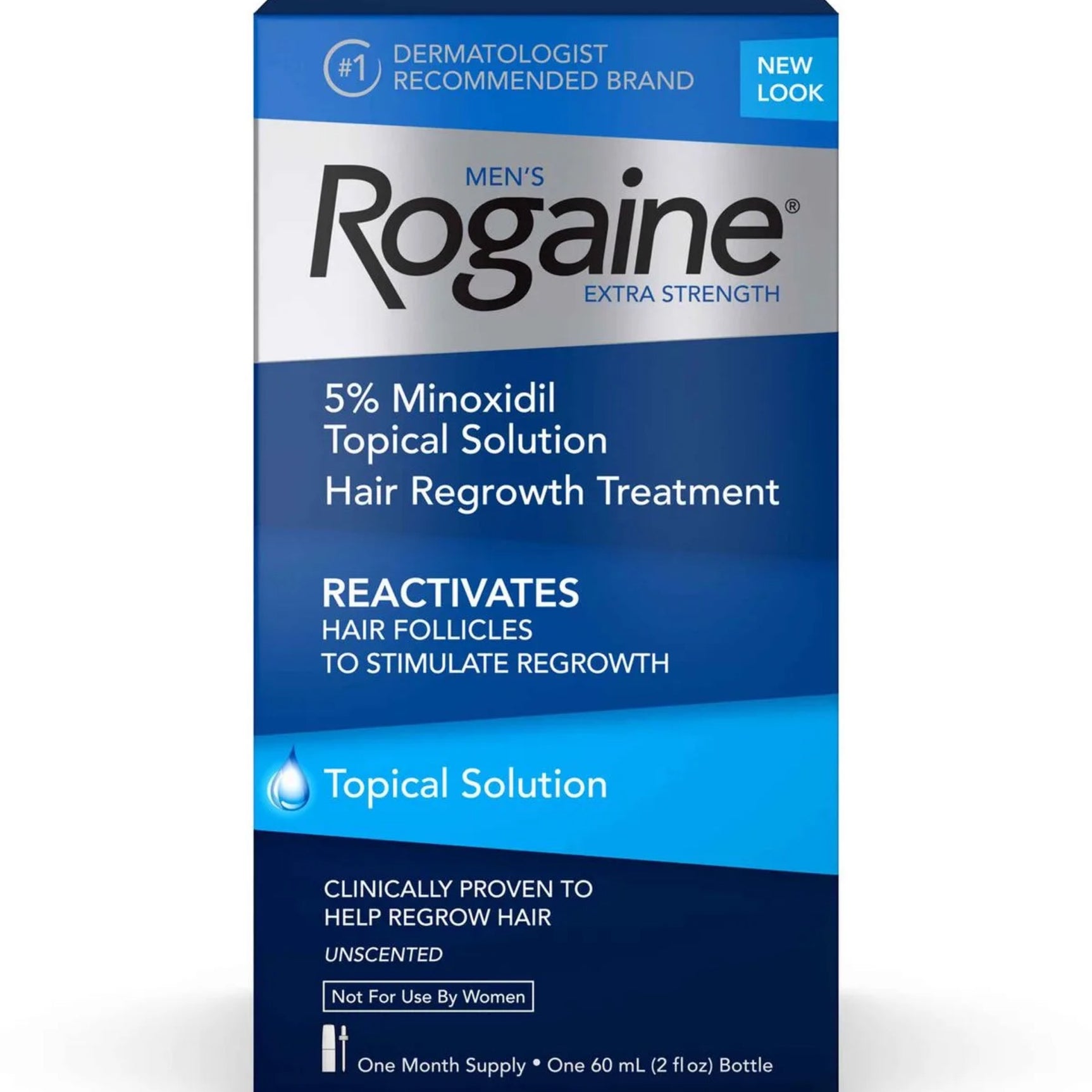 Men's Rogaine 5% Minoxidil Foam for Hair Loss and Hair Regrowth