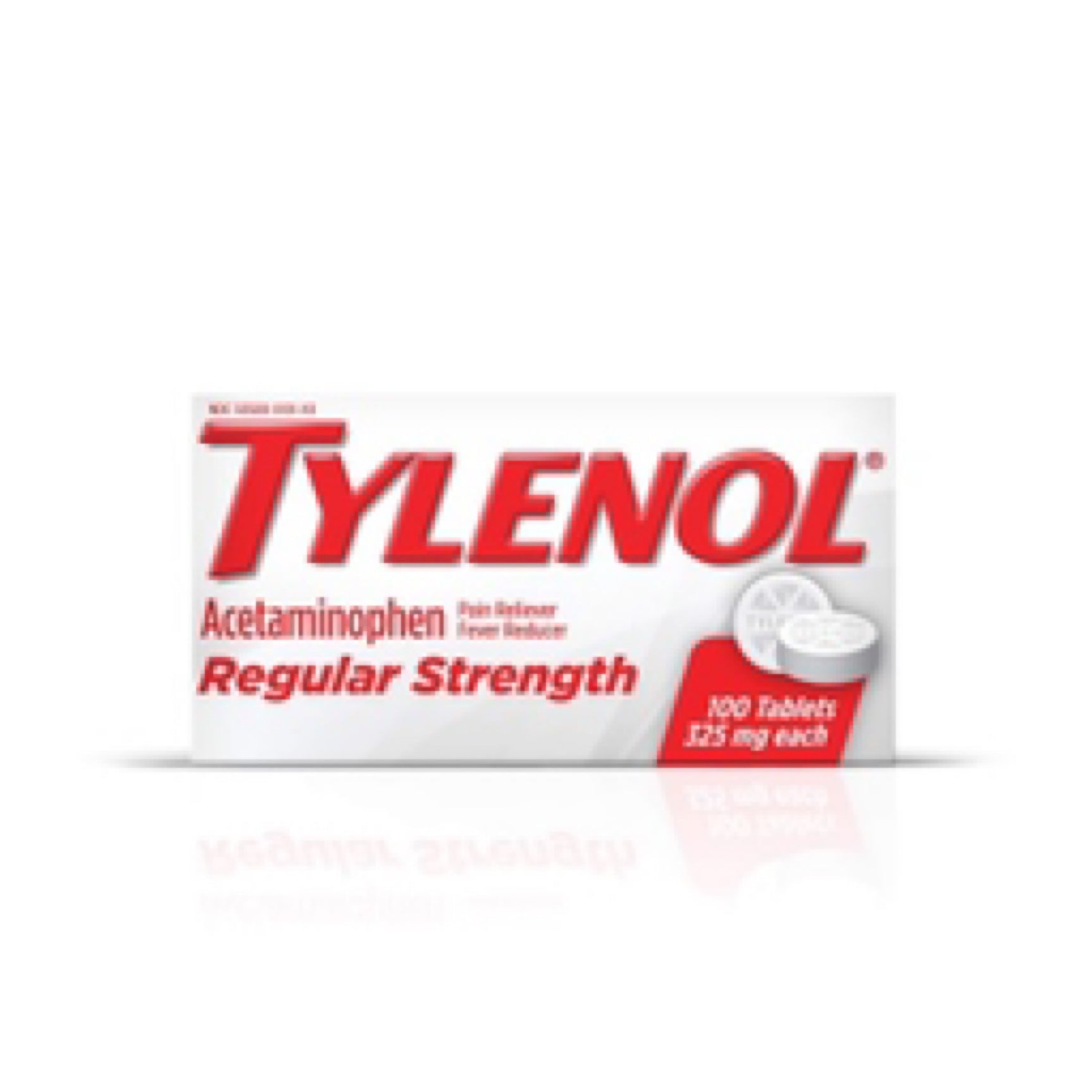 Tylenol regular strength 100 tablets