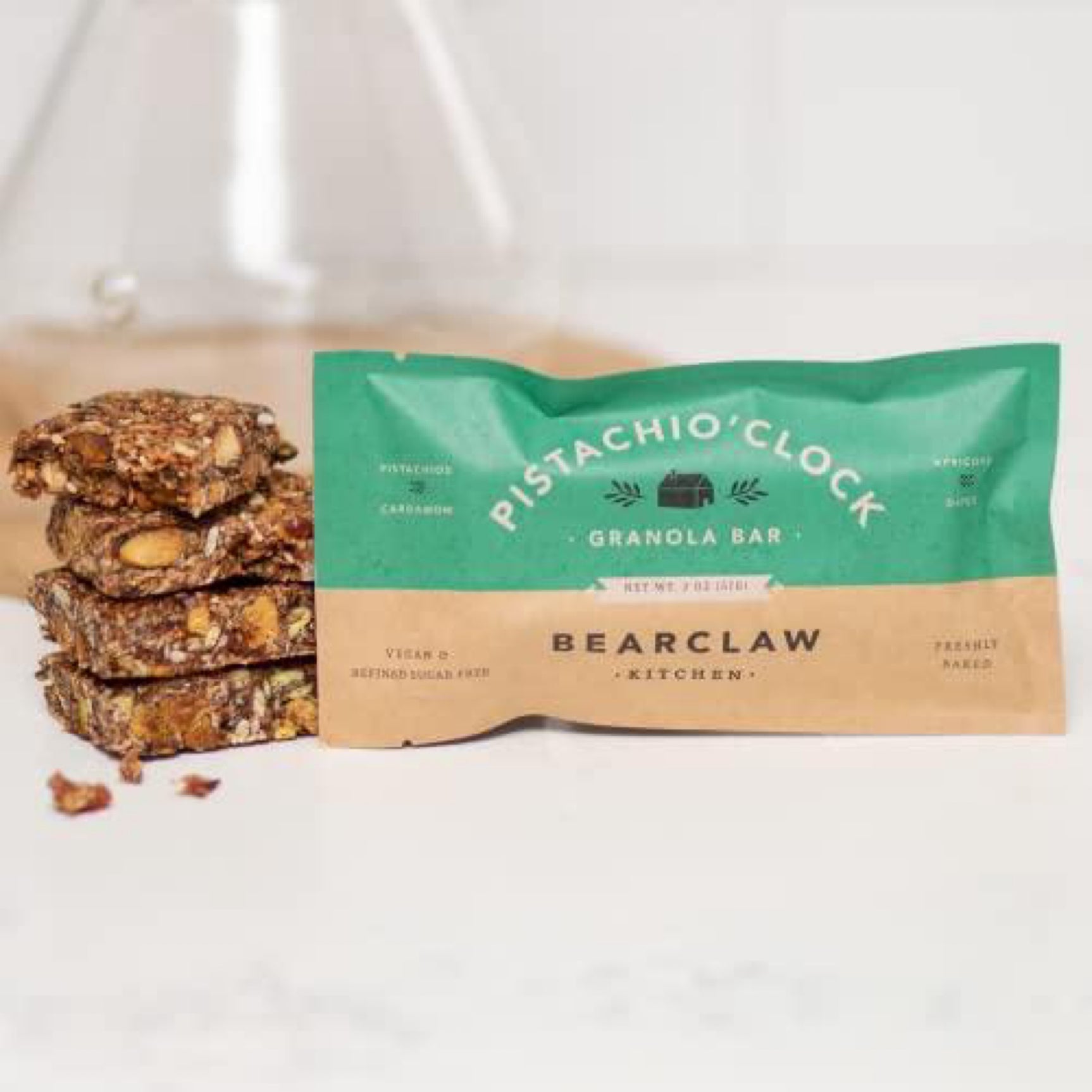 Bearclaw Kitchen Pistachio'Clock Granola Bar