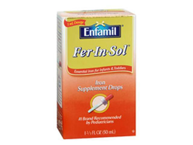 Enfamil Fer-in-Sol Iron Supplement Drops for Infants & toddlers