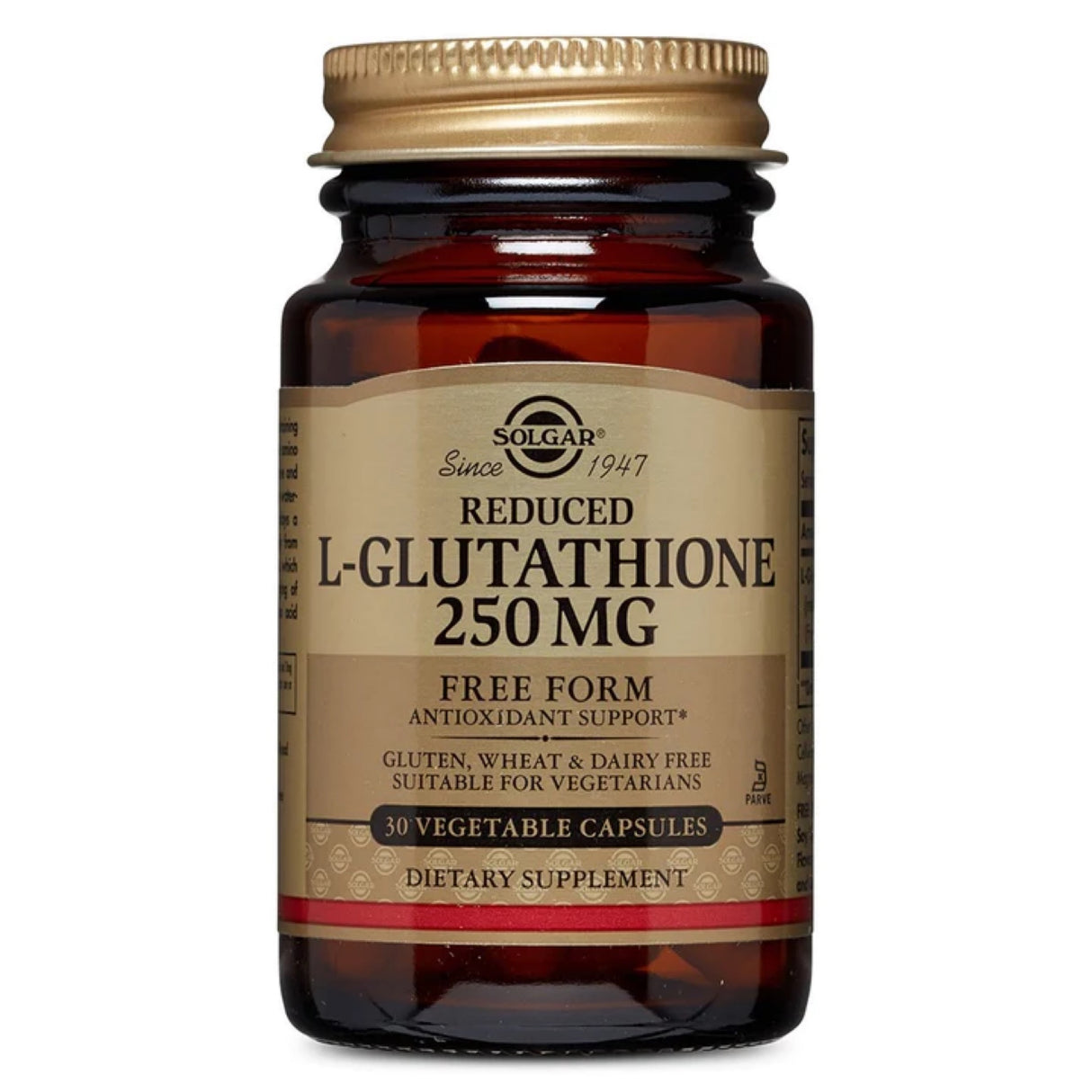 Solgar Reduced L-Glutathione 250 MG 30 vegetable capsules