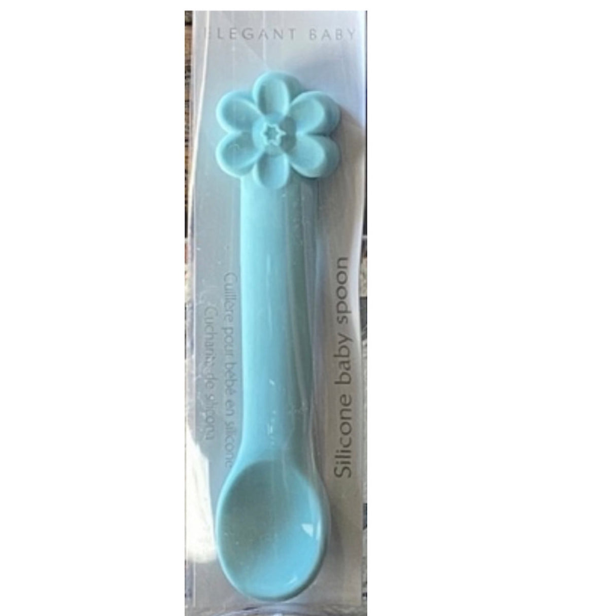 Elegant Baby Silicone Spoon Tableware Safe Food Training Flatware Feeding Soft