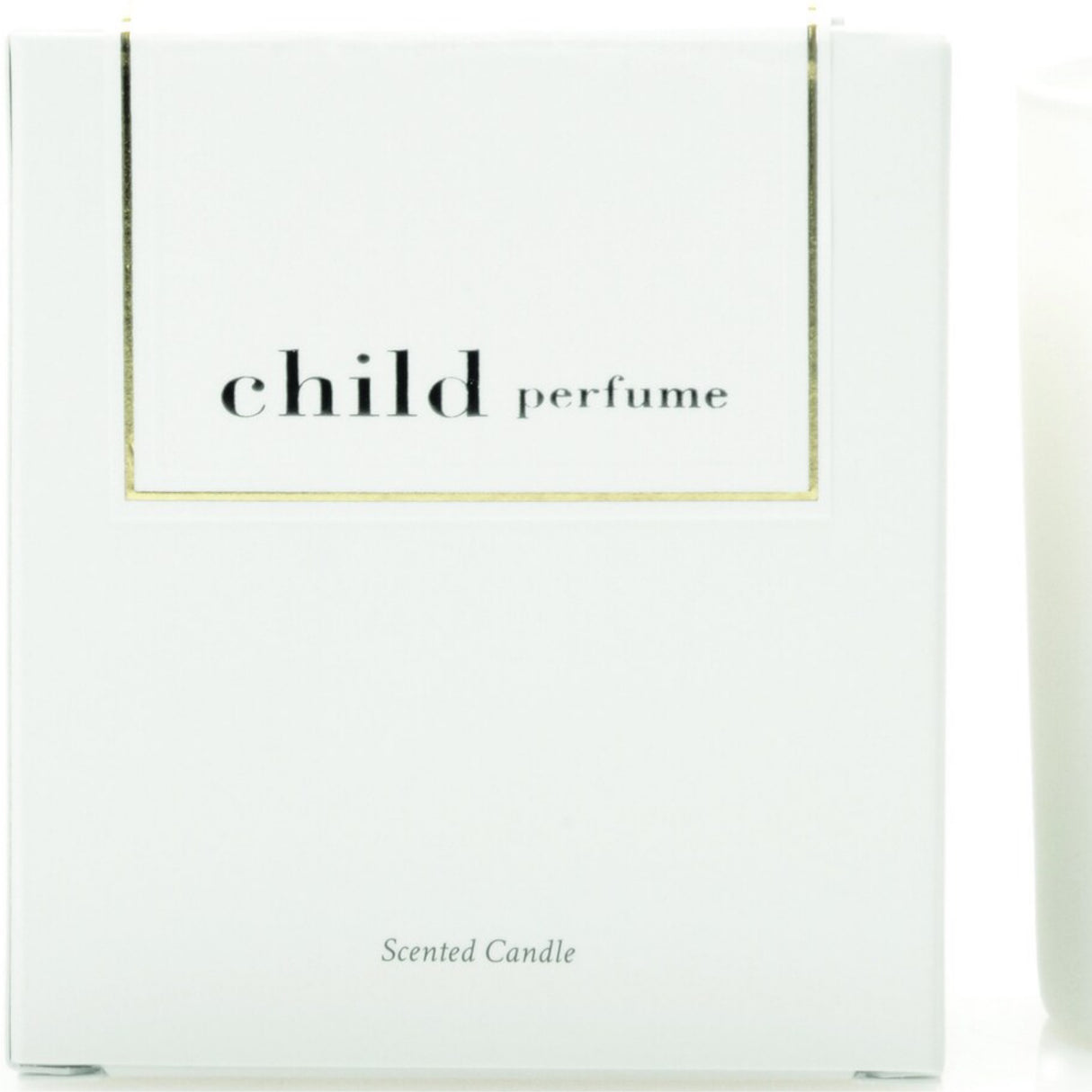 Child perfume scented candle
