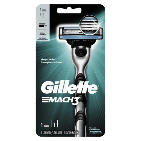 Gillette Mach3 Mango de Afeitar para Hombres + 1 Recambio de Cuchilla