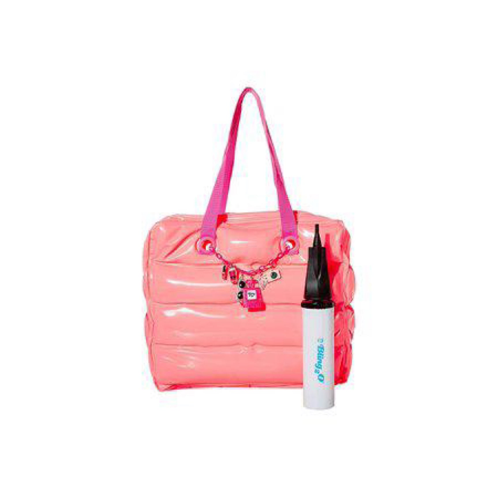 Bling2Go bling2O Unicorns are Real Beach Bag Coral