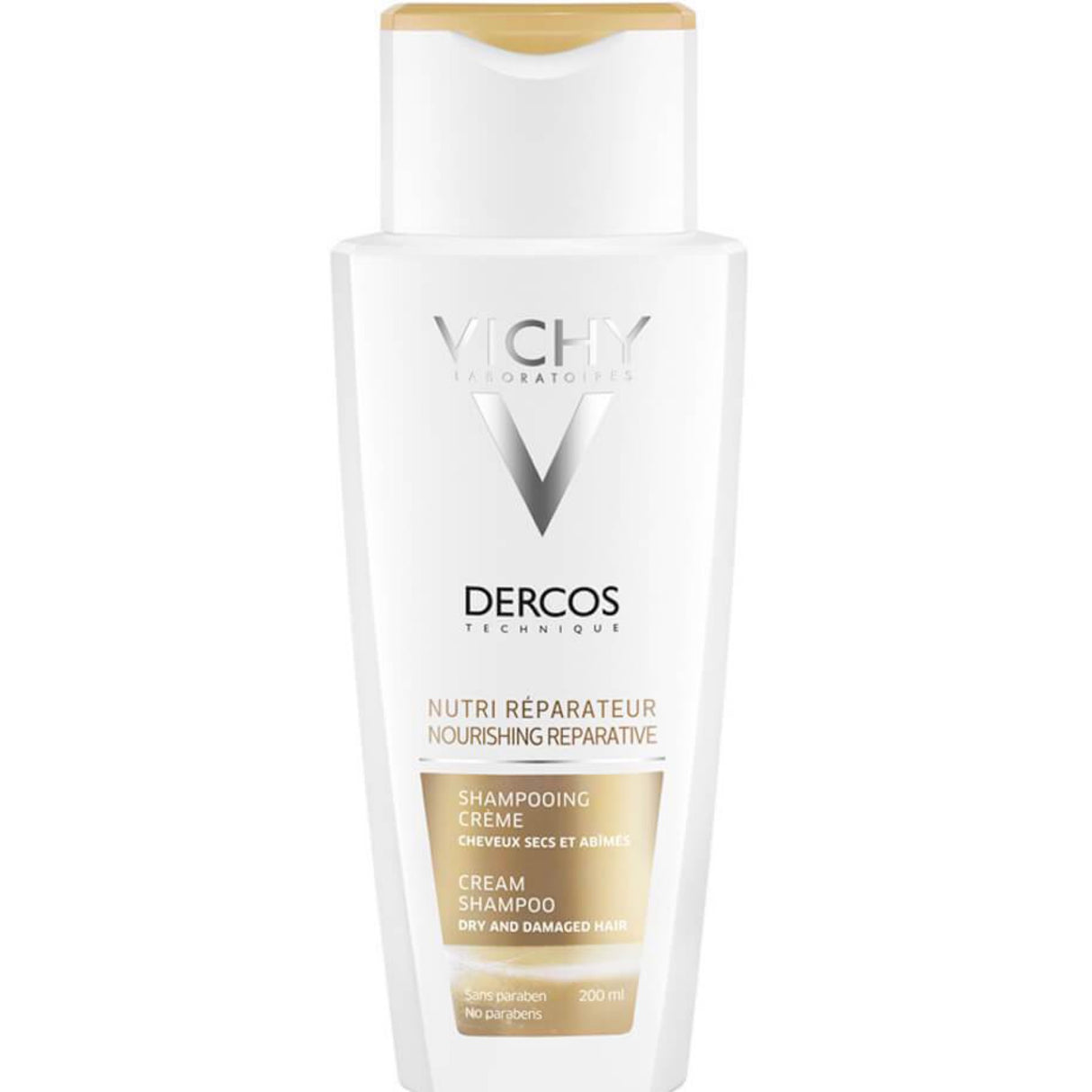 Vichy dercos technique nourishing reparative cream shampoo