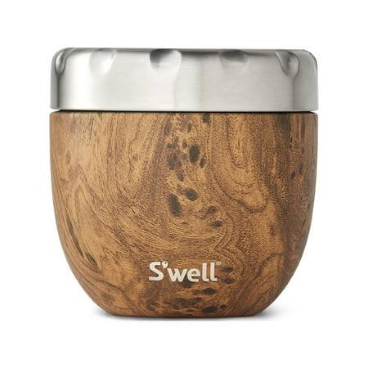Eats by S Well Vacuum Insulated Stainless Steel Food Storage Teakwood oz
