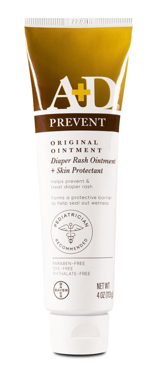 A+D Original Diaper Rash Ointment, Baby Skin Protectant with Lanolin and Petrolatum, Seals Out Wetness, Helps Prevent Diaper Rash