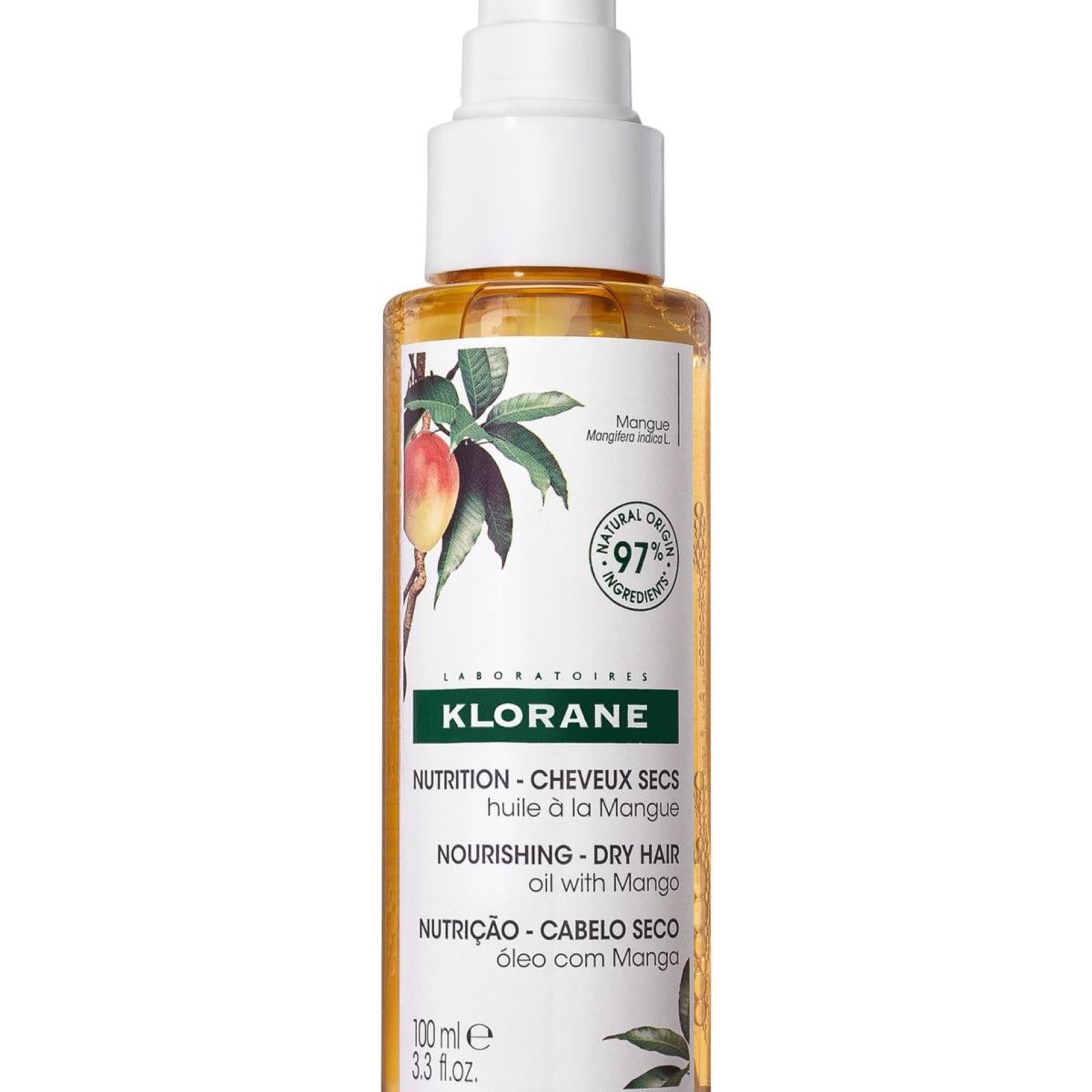 Klorane Nourishing Dry Hair Oil with Mango