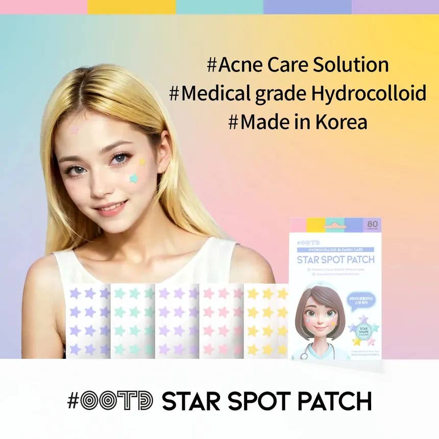OOTD Star Spot Acne Hydrocolloid Patch 80 pieces - Image 4