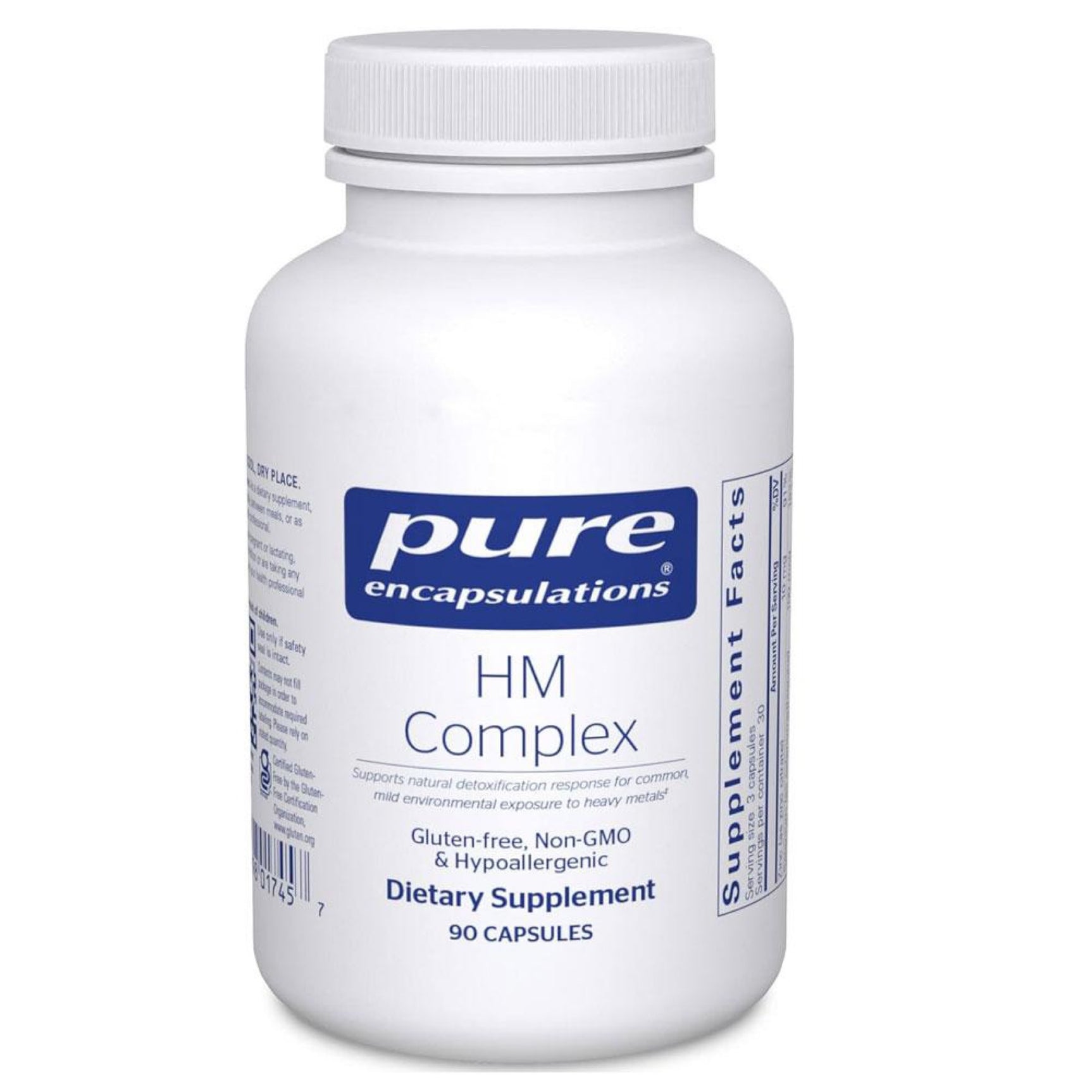 Pure Encapsulations HM Complex | Apoyo para el Proceso de Desintoxicación Natural del Cuerpo* | 90 Cápsulas