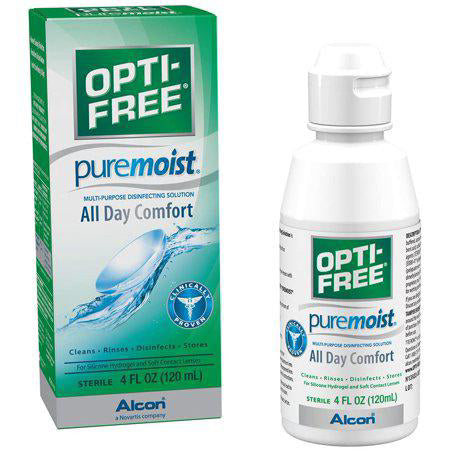 Alcon Opti-Free Puremoist Multi-Purpose Disinfecting Solution, White