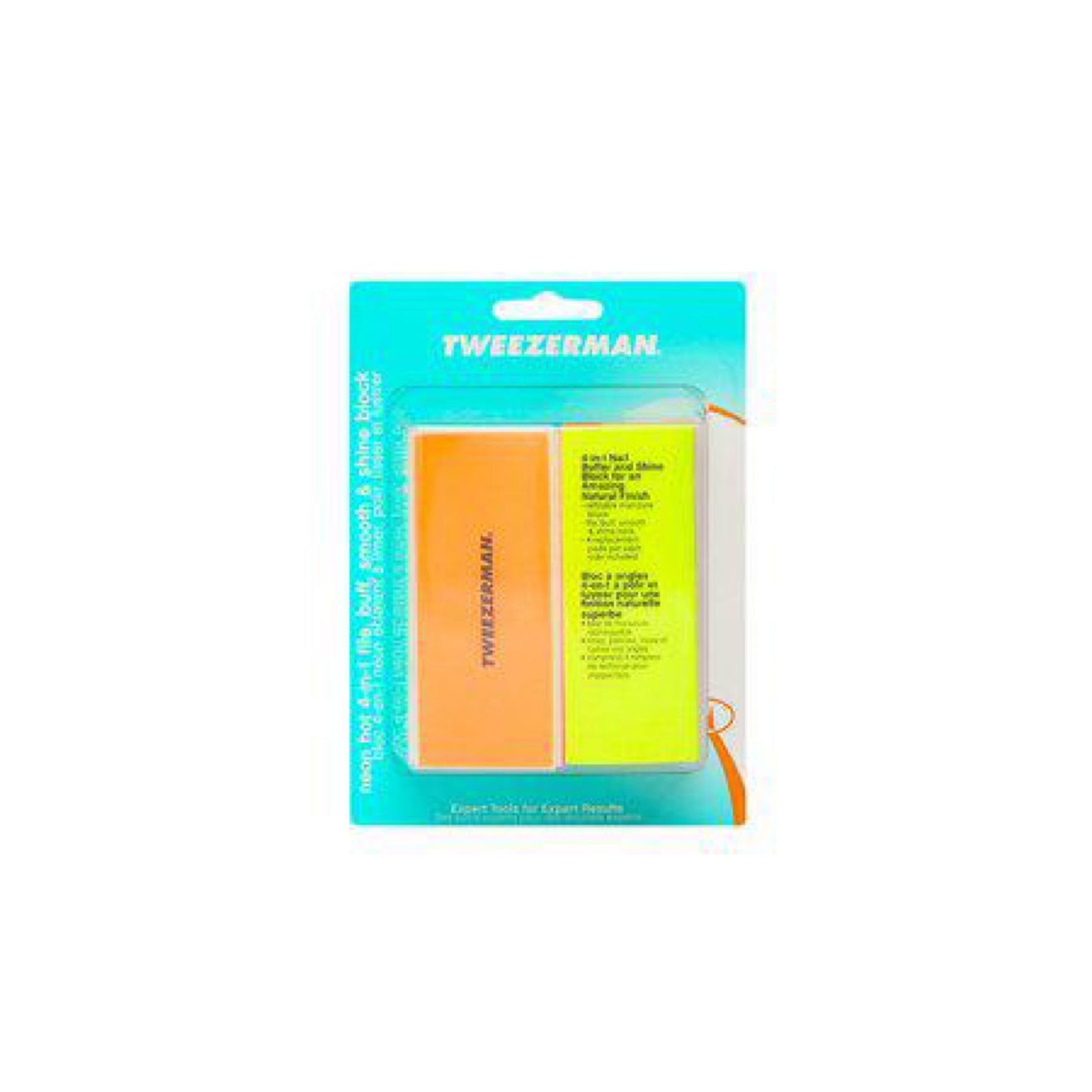 Tweezerman 4‐‐in‐‐1 Neon File Block for Nails
