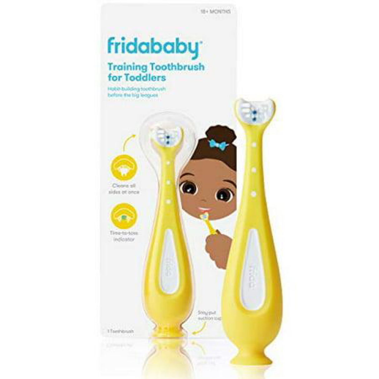 Frida Baby Training Toothbrush for Toddlers with Soft Bristles
