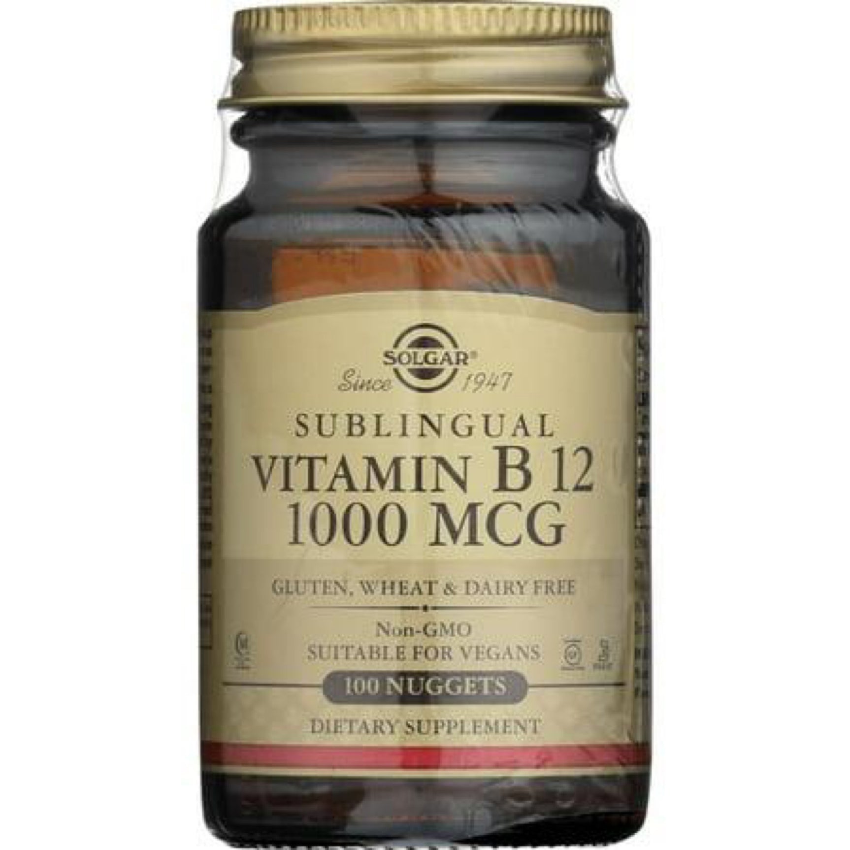 Solgar Sublingual Vitamin B 12 1 000 MCG 100 Tabs