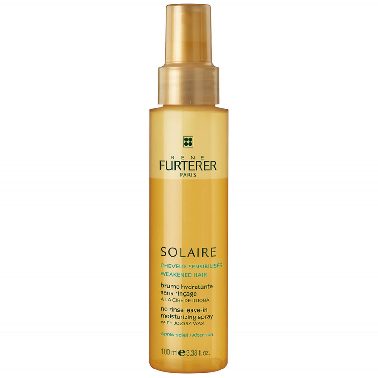 Furterer solaire leave in moisturizing spray with jojoba wax 100 mL