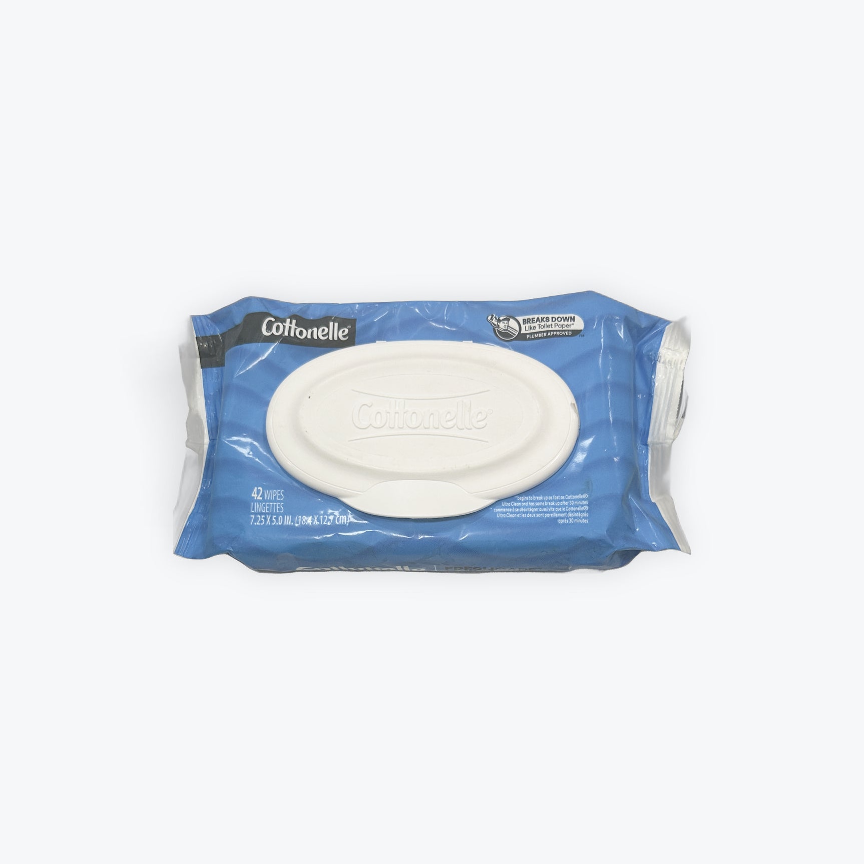 Cottonelle Fresh Care Flushable Wet Wipes ip-Top Pack (42 Total Wipes) - Image 2