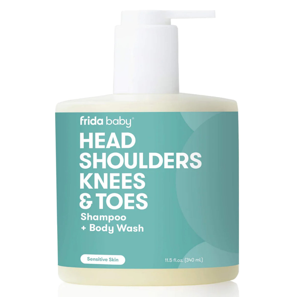 Head Shoulders Knees & Toes Shampoo + Body Wash by Frida Baby Head To Toe Tear Free Baby Shampoo and Body Wash for Sensitive Skin and Dry Skin (B099FH1425)