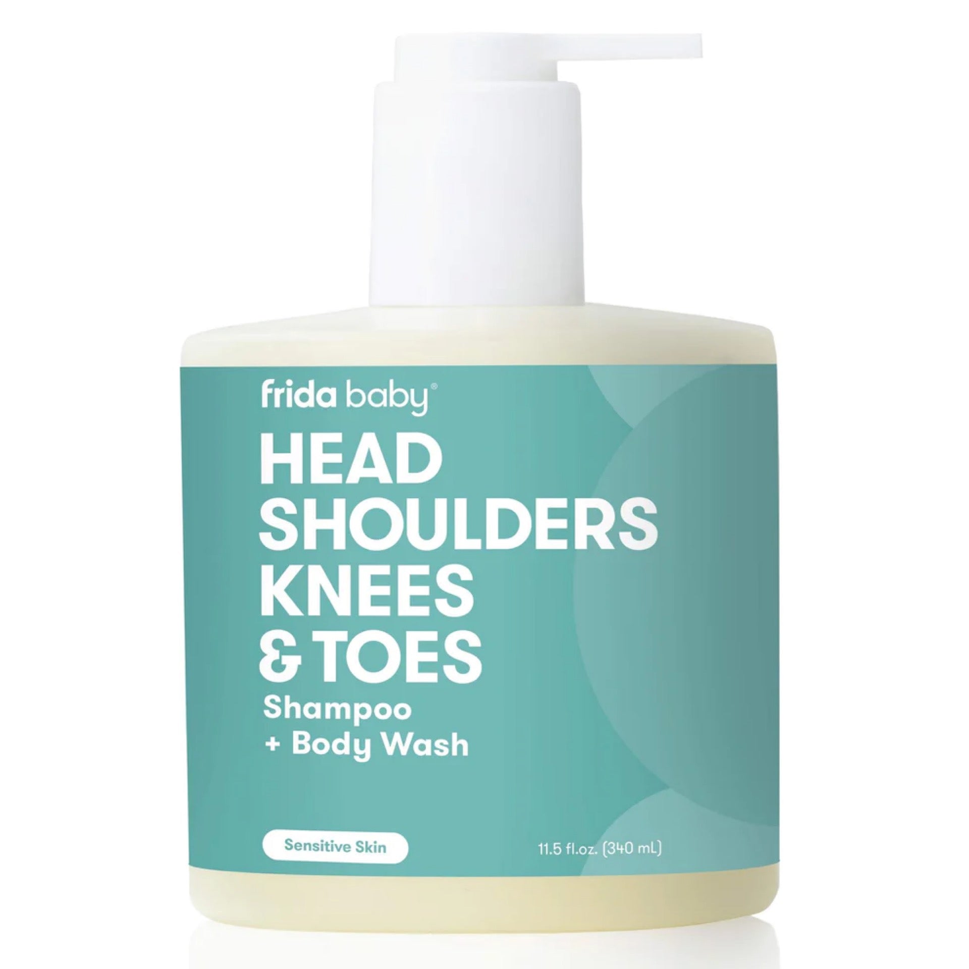 Head Shoulders Knees & Toes Shampoo + Body Wash by Frida Baby Head To Toe Tear Free Baby Shampoo and Body Wash for Sensitive Skin and Dry Skin (B099FH1425)